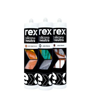 Imagen de SILICONA NEUTRA NEGRA 300ML REX