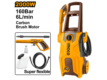 Imagen de HIDROLAVADORA 2000W 160BAR INGCO