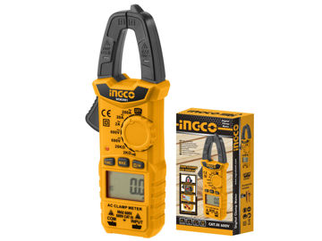 Imagen de PINZA AMPERIMETRICA VOLTAJE CA/CC 600V INGCO