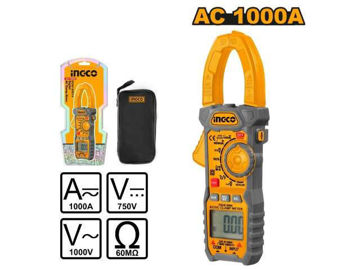 Imagen de PINZA AMERIMETRICA CA 750V / CC 1000V INGCO