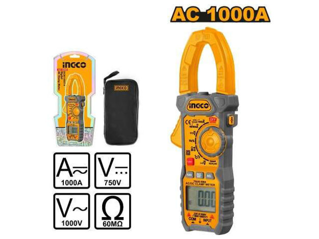 Imagen de PINZA AMERIMETRICA CA 750V / CC 1000V INGCO