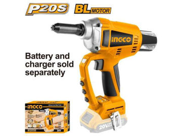Imagen de REMACHADORA BATERÍA 20 V P2S (CARCAZA) INGCO