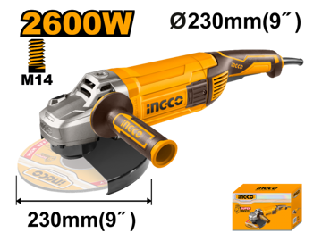 Imagen de AMOLADORA ANGULAR 9" 2600W INGCO