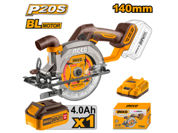 Imagen de SIERRA CIRCULAR BATERÍA 20 V 140 MM INGCO