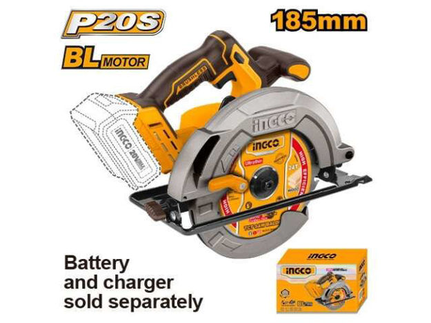 Imagen de SIERRA CIRCULAR 7.1/4" 20V (CARCAZA) INGCO