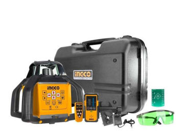 Imagen de NIVEL LASER ROTATIVO 300MTS LINEA VERDE. INGCO