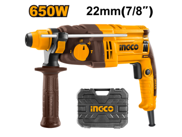 Imagen de ROTOPERCUTOR SDS-PLUS 650W 1.7J. INGCO