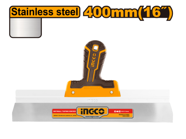 Imagen de ESPATULA ACERO PARA YESO 40CM INGCO
