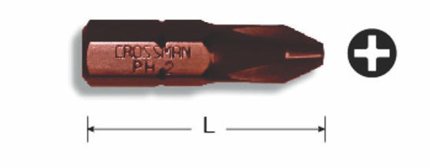 Imagen de PUNTA DEST. PHILLIPS PH2 25MM CROSSMAN
