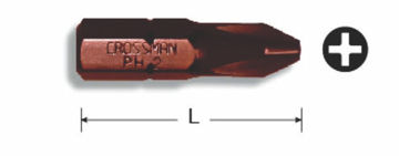 Imagen de PUNTA DESTORNILLADOR PHILLIPS PH2 25MM CROSSMAN