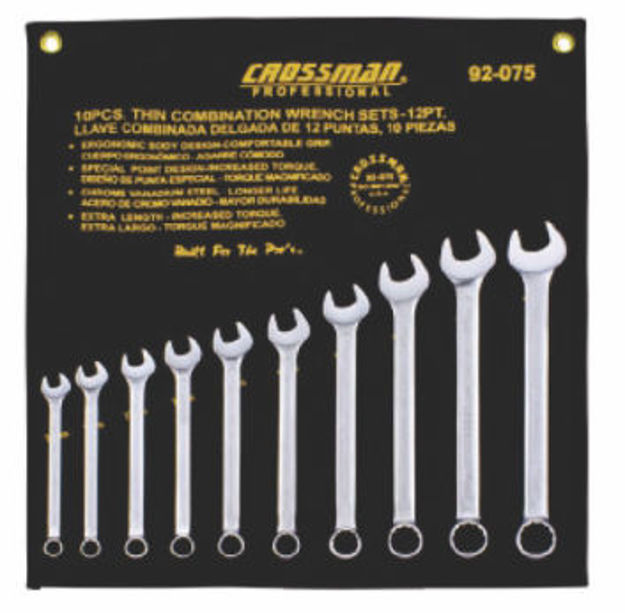 Imagen de JUEGO LLAVES COMBINADAS 10P 10-22MM CROSSMAN