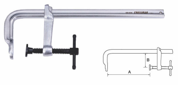 Imagen de PRENSA  F  8 " GARGANTA 120MM CROSSMAN