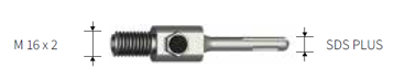 Imagen de VASTAGO SDS PLUS PARA COPA WIDIA M22 220 MM KRINO