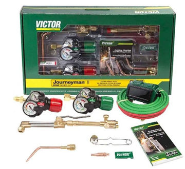 Imagen de KIT SOLDADURA/CORTE CON REGULADORES PARA ACETILENO VICTOR