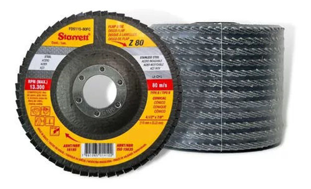 Imagen de DISCO FLAP DE ZIRCONIO STARRETT