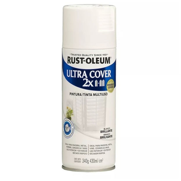 Imagen de AEROSOL ULTRA COVER BLANCO BRILLANTE RUST-OLEUM