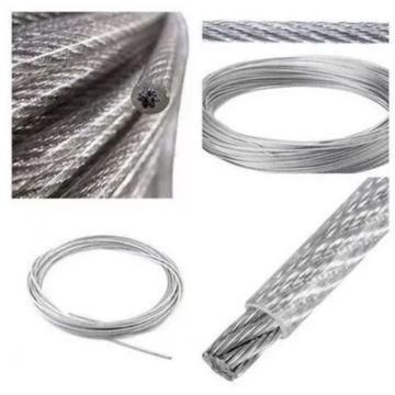 Imagen de CABLE ACERO FORRADO PVC 1/8" 3.2MM