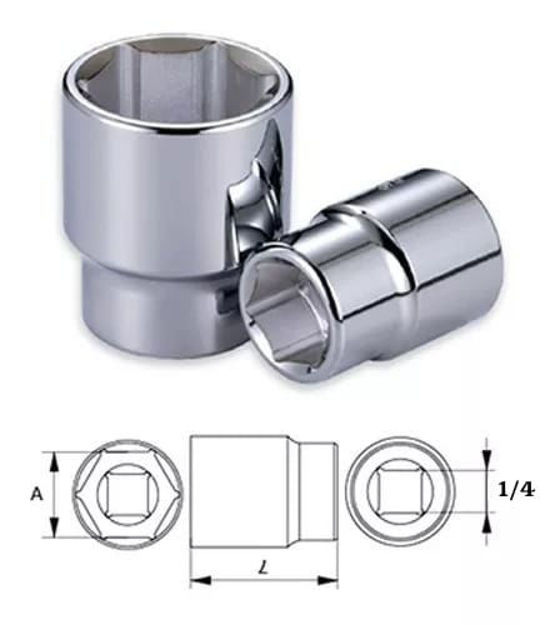 Imagen de DADO HEXAGONAL ENCASTRE 1/4" 7MM CROSSMAN
