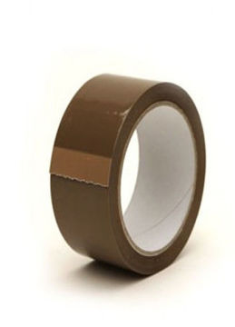 Imagen de CINTA ENGOMADA PP MARRON 48X50