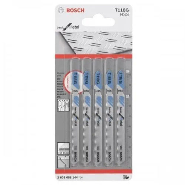 Imagen de HOJA SIERRA DE CALAR T118G BOSCH