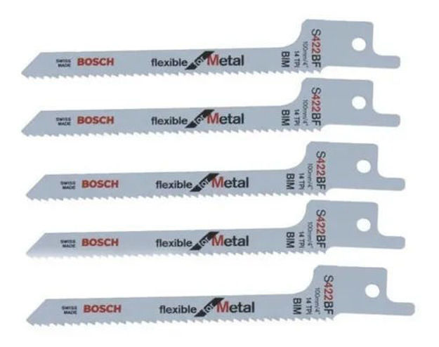 Imagen de HOJA SIERRA SABLE PARA METAL (5 PIEZAS) BOSCH