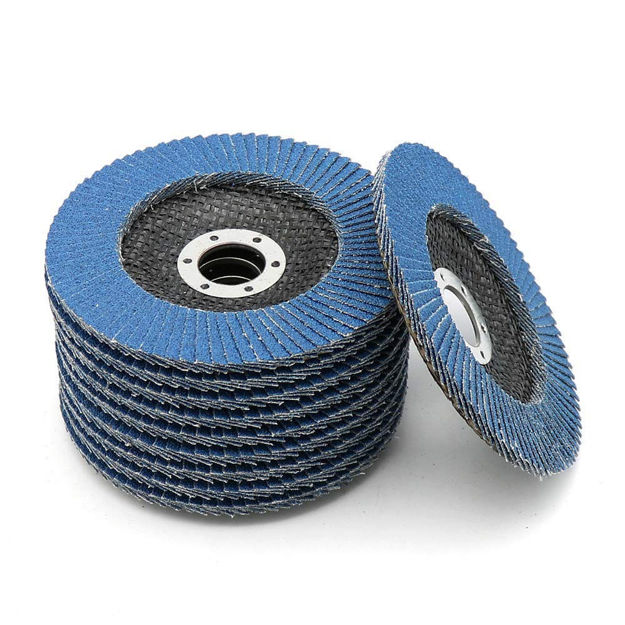 Imagen de DISCO FLAP DE ZIRCONIO (TIPO RECTO) 115MM GR.40 STARRET