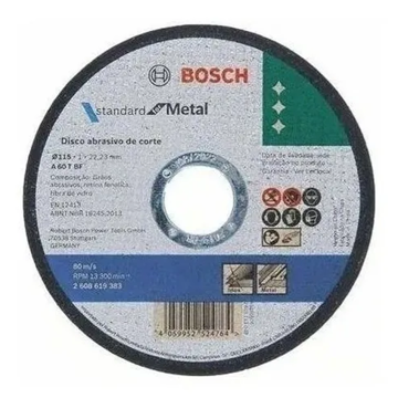 Imagen de DISCO CORTE METAL 5" BOSCH