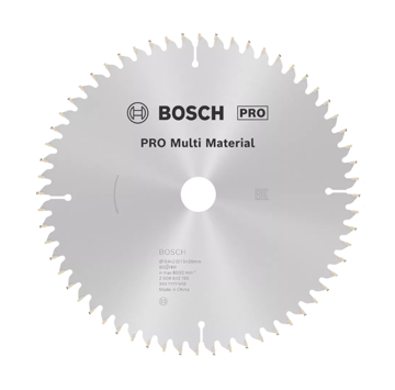 Imagen de DISCO DE SIERRA MULTIMATERIAL 10" X 100D BOSCH