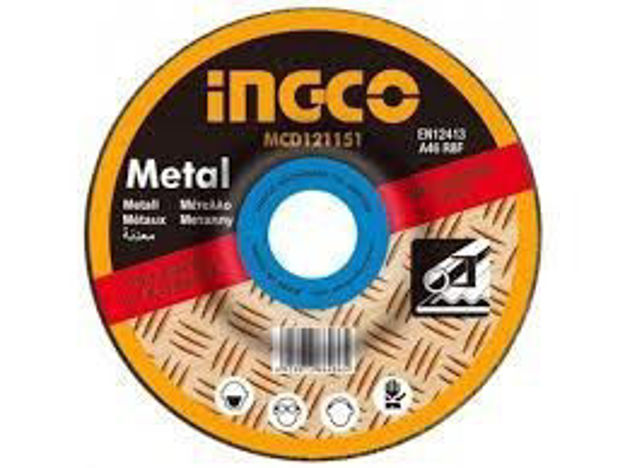 Imagen de DISCO DESBASTE METAL 4.5" X 6MM INGCO