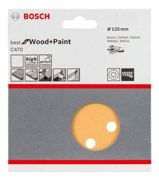 Imagen de DISCO PARA LIJADORA EXCÉNTRICA 125 MM GR. 180 BOSCH