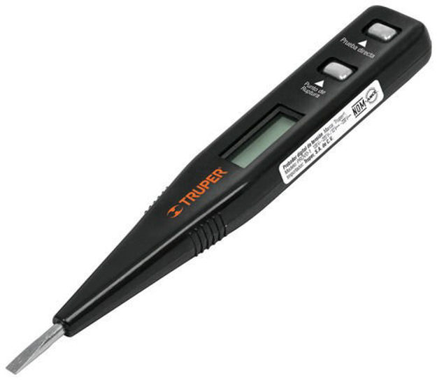 Imagen de PROBADOR DE VOLTAJE 12-220V AC/DC TRUPER
