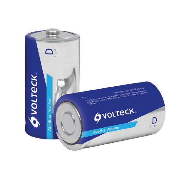 Imagen de PILA ALCALINA GDE.1.5V. (BLISTER X2) VOLTECK