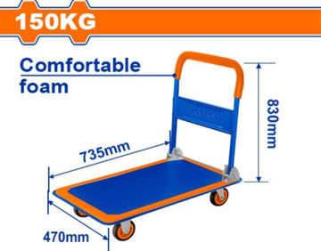 Imagen de CARRO PLATAFORMA PLEGABLE CAPACIDAD 150KG WADFOW