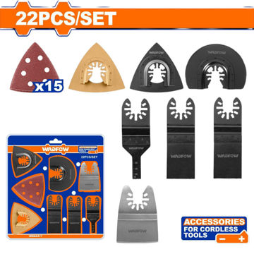 Imagen de SET 22 ACCESORIOS PARA MULTIFUNCION WADFOW