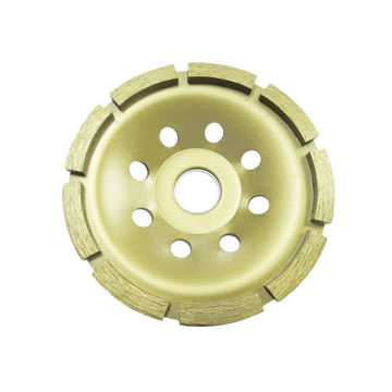 Imagen de COPA DIAMANTADA 4.5" DESBASTE (SIMPLE) BUJE 7/8" SLENDER