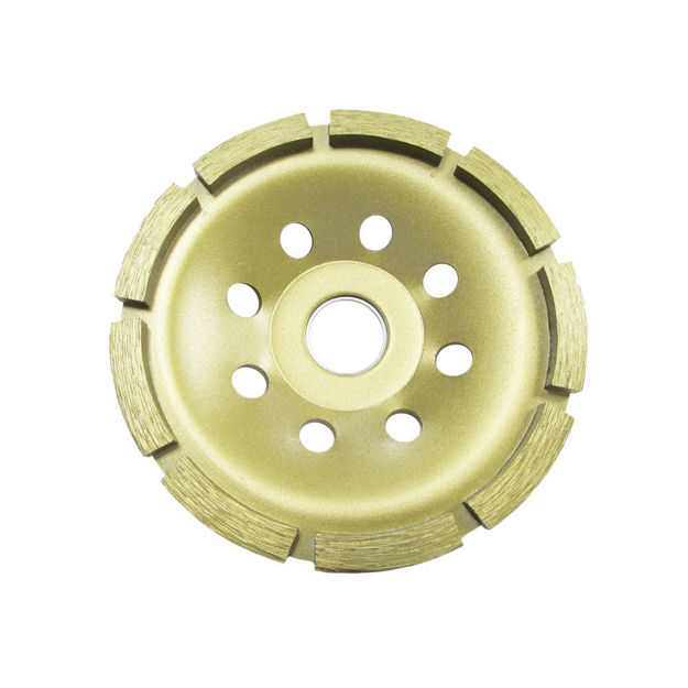 Imagen de COPA DIAMANTADA 4.5" DESBASTE (SIMPLE) BUJE 7/8" SLENDER