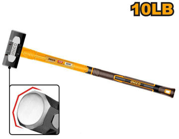 Imagen de MARRON 10 LIBRAS CON MANGO DE FIBRA INGCO