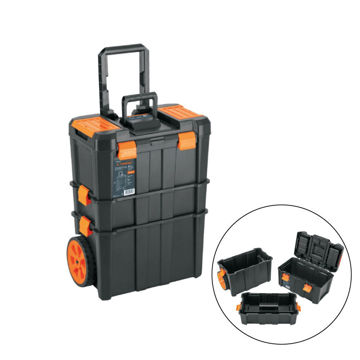 Imagen de CAJA HERRAMIENTAS CON RUEDAS 3 EN 1 TRUPER