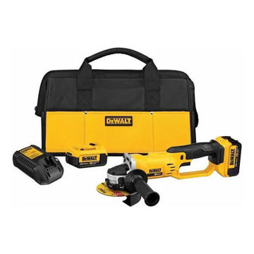 Imagen de AMOLADORA ANGULAR 4.5" BATERIA 20V 4AH DEWALT