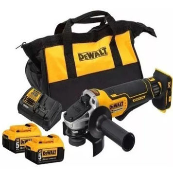 Imagen de AMOLADORA ANGULAR 4.5" 2 BATERIA 20V 5AH DEWALT