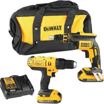 Imagen de COMBO 20V TALADRO PERCUTOR + ATORNILLADOR DRYWALL DEWALT