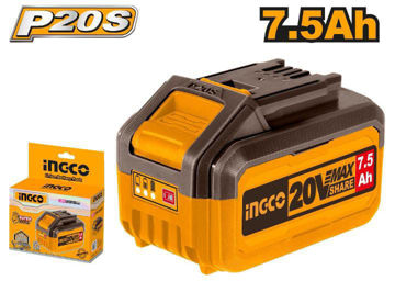 Imagen de BATERIA 20V 7.5AH INGCO
