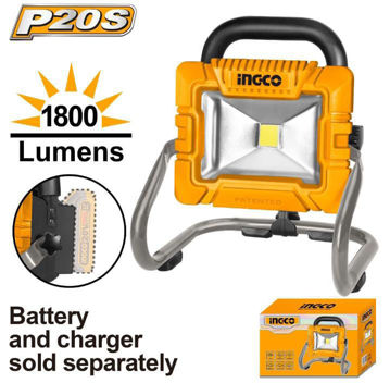 Imagen de FOCO LED A BATERIA 20V (CARCAZA) INGCO