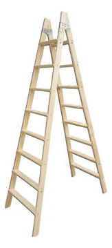 Imagen de ESCALERA DE MADERA TIPO PINTOR 11 ESCALONES 3.3M