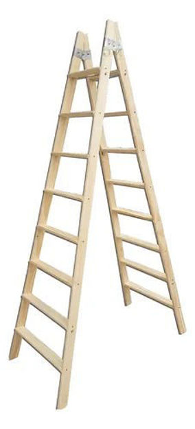 Imagen de ESCALERA DE MADERA TIPO PINTOR 11 ESCALONES 3.3M