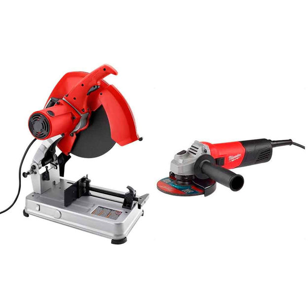 Imagen de COMBO SENSITIVA 2300W 14" + AMOLADORA 4.5"  MILWAUKEE