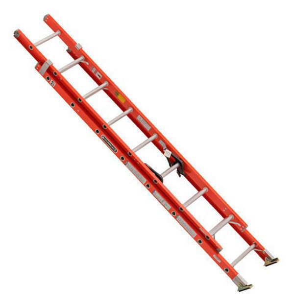 Imagen de ESCALERA EXTENSIBLE COLIZA FIBRA DE VIDRIO 40 ESCALONES 12M CUPRUM