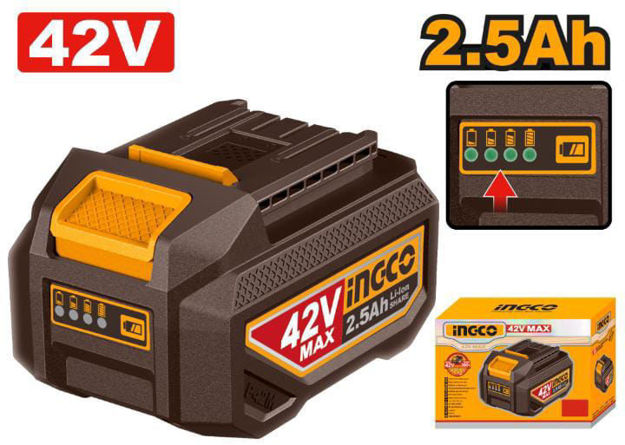 Imagen de BATERÍA 42 V 2.5 AH LÍNEA P42M INGCO