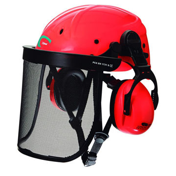 Imagen de CASCO PARA TRABAJO EN ALTURA CON MALLA METÁLICA 437 CLIMAX