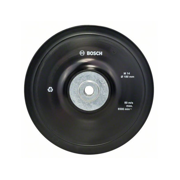 Imagen de DISCO DE GOMA CON TUERCA PARA LIJADORA 7" BOSCH